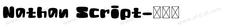 Nathan Script字体转换